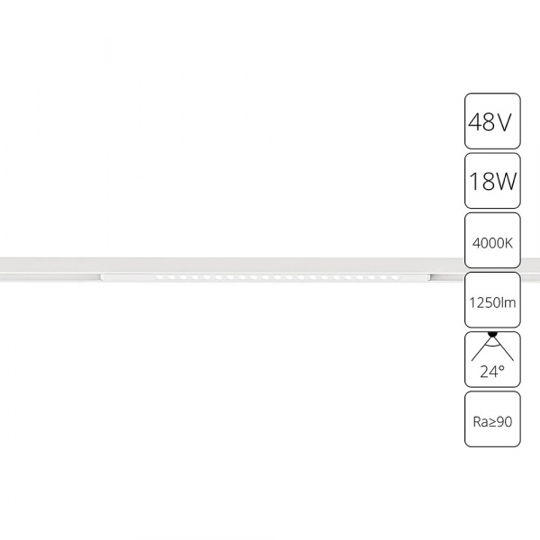 Магнитный трековый светильник Arte Lamp OPTIMA A7267PL-1WH