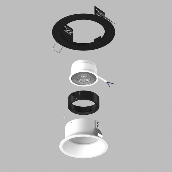 фото Комплект со светильником Domino, белый Lightstar D61706BMOD