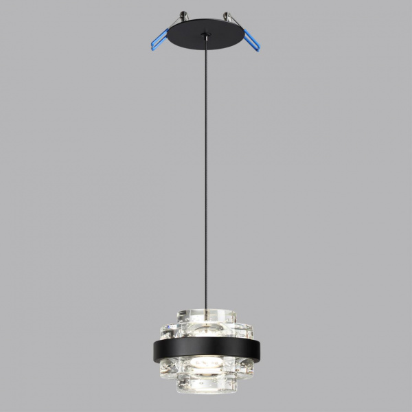 фото Чёрный/металл/акрил Подвес LED 6W 4000K 432лм KLOT L-VISION, арт. 5031/6L