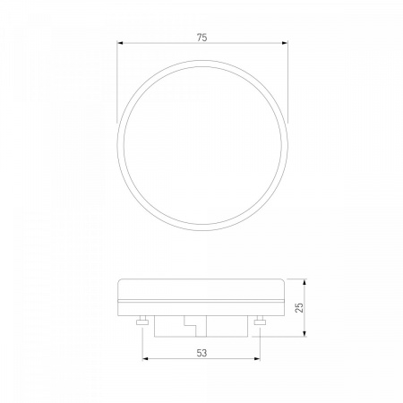 фото Светодиодная лампа GX53 6W 4200K GX53 три режима работы BLGX5307
