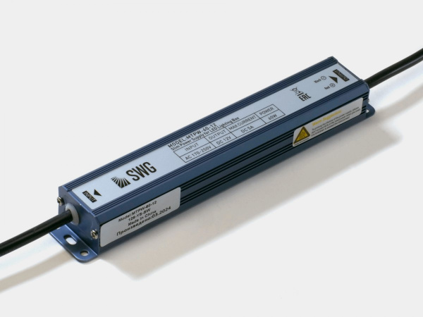 Блок питания SWG для светодиодных лент TPW, 60 W Влагозащитный, 12 V, MTPW-60-12