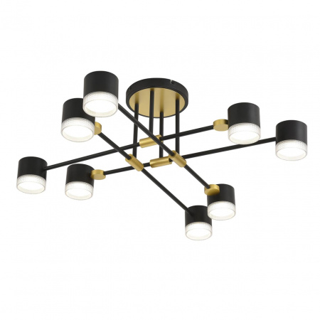 фото Золотой/черный, металл Светильник потолочный GX53 LED 8*7W 220V LENIANA COMFI, арт. 8307/8C