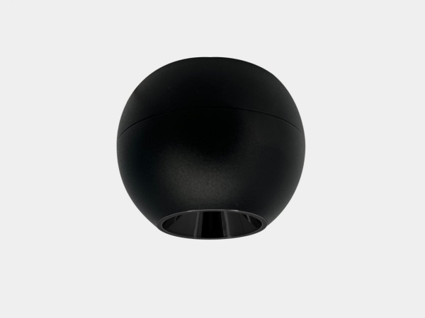 Светильник накладной шар SWG, 12W, 220v, 3000К, черный, RL-1201BL-12-WW