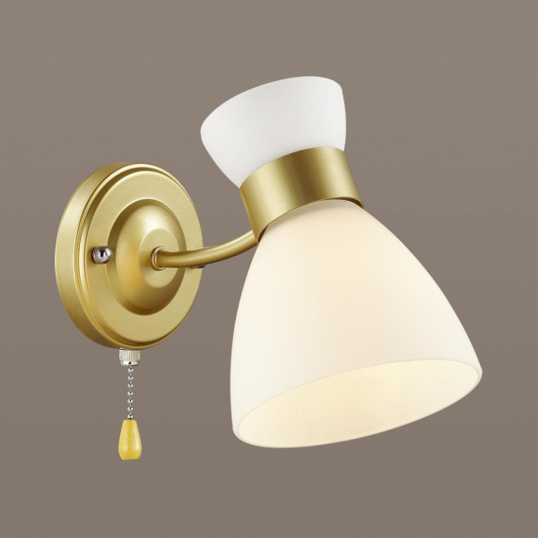 фото Матовое золото Бра E27 1*60W 220V WILMA COMFI, арт. 4535/1W