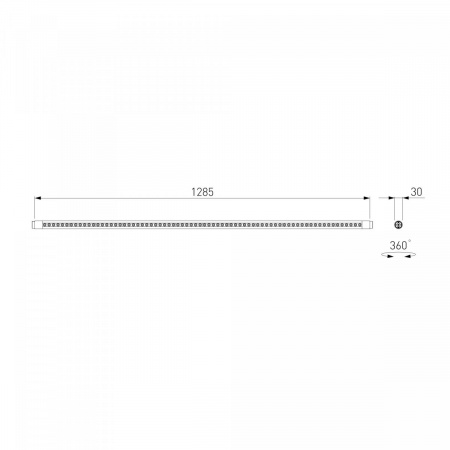 фото Module System Трековый светильник 24W 3000K (черный) 85174/01