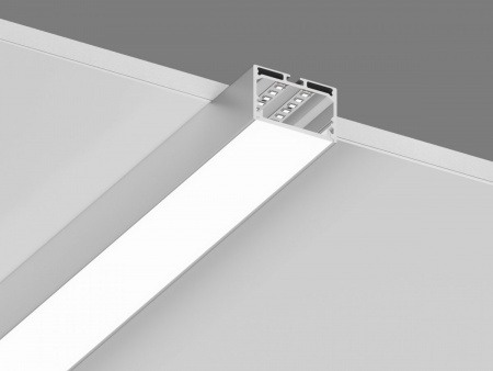 фото Подвесной/накладной алюминиевый профиль SWG Design LED LS 4932, 2500 мм, анодированный, LS.4932