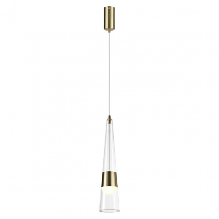 фото Глянц.золото/прозрачный/металл/стекло Подвес LED 12W 3000K 1334Лм LUMP L-VISION, арт. 5043/12L