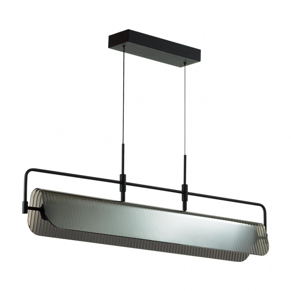Черный/дымчатый/металл/стекло/акрил Люстра LED 35W 3000К LINER L-VISION, арт. 5056/35LA