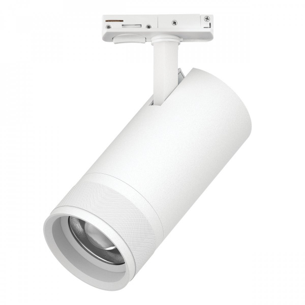 Светильник для треков BARRA 30W 2100LM 20-55G с тонким адаптером Canno Pro, белый Lightstar C4306SS