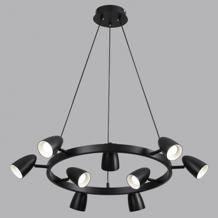 фото Черный, металл Светильник подвесной GU10 LED 9*7W 220V ILMINA COMFI, арт. 8237/9