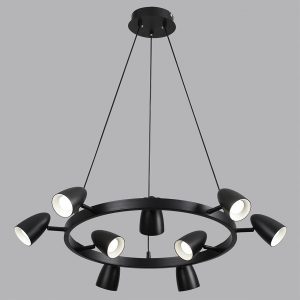 фото Черный, металл Светильник подвесной GU10 LED 9*7W 220V ILMINA COMFI, арт. 8237/9