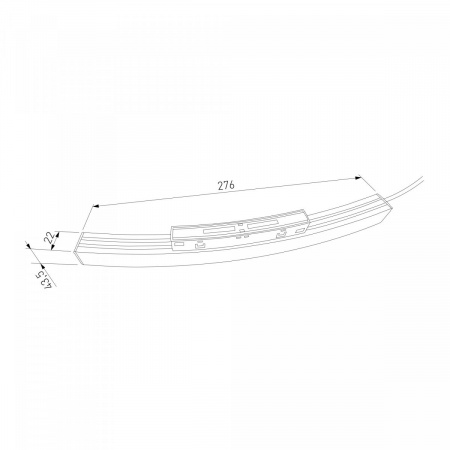 фото Slim Magnetic Блок питания 100W для радиусного шинопровода черный Ø 1200mm 95057/00