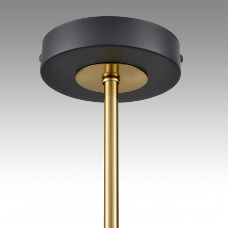 фото Черный/латунь, металл/акрил Люстра потолочная LED GX53 6*7W 220V LANIKA COMFI, арт. 8240/6C