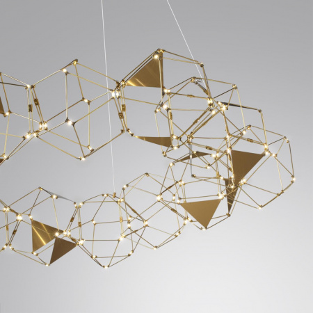 фото Античная бронза/металл Люстра LED 68W 4000K 3740Лм TRELLIS L-VISION, арт. 5086/68L