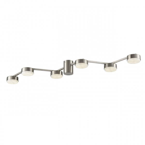фото Никель, металл Люстра потолочная LED GX53 6*7W 220V SANATA COMFI, арт. 8116/6C