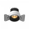Встраиваемый светильник Maytoni Technical Round DL058-7W2.7K-TRS-B, черный
