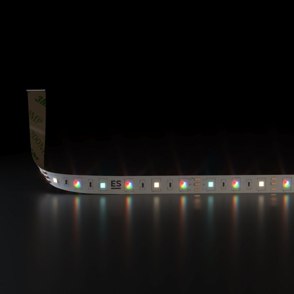 Светодиодная лента 24 В 14,4 Вт/м 60 Led/м 5050+5050 IP20, MIX RGB/дневной белый 4200K, 5 м