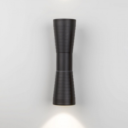 фото Настенный светодиодный светильник Tube double черный IP54 1502 TECHNO LED
