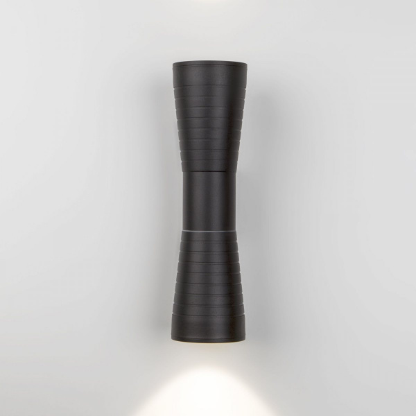 фото Настенный светодиодный светильник Tube double черный IP54 1502 TECHNO LED