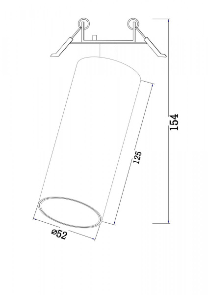 фото Встраиваемый светильник Maytoni Technical FOCUS LED C053CL-L12B3K, черный