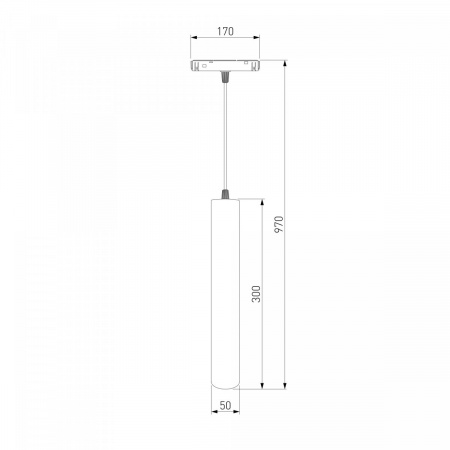 фото Slim Magnetic P01 Трековый светильник 6W 4200K черный 85014/01