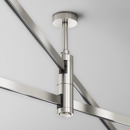 фото Крепление потолочное двойное Короткое / Short 78мм Flarity платина Maytoni Technical TRA156C-D1-PT