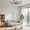 фото Черный, металл Люстра GX53 LED 12*7W 220V TORINA COMFI, арт. 8344/12C