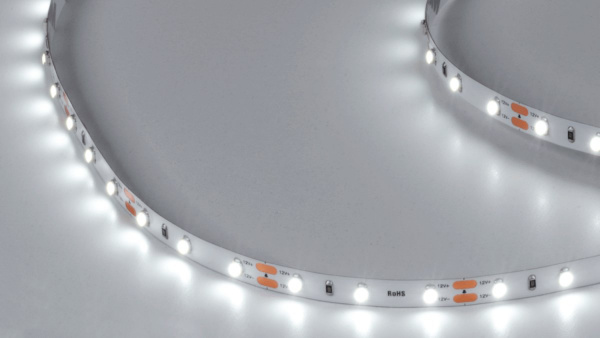 Лента светодиодная SWG DSG 3528 W 60L-V12-IP33, 6000 K, 300 LED, 4,8 W/m, LUX, катушка 5 м