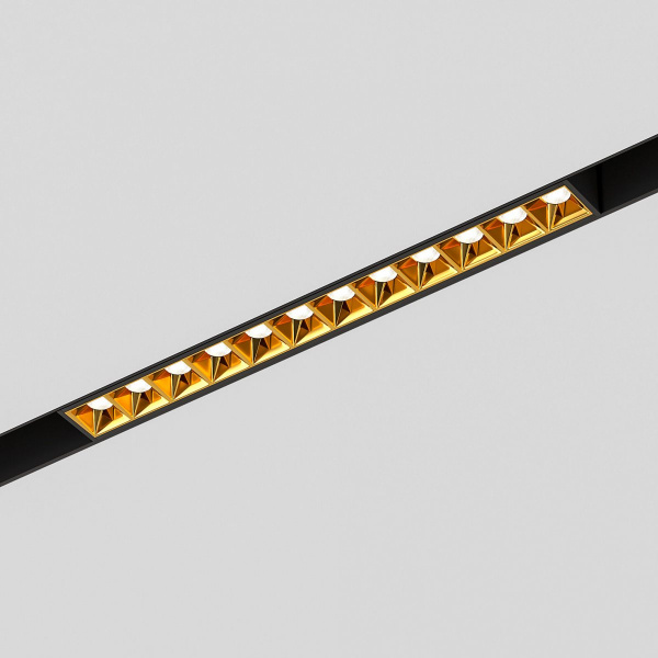 Slim Magnetic Трековый светильник 12W 4000K Artas чёрный/золото 85103/01
