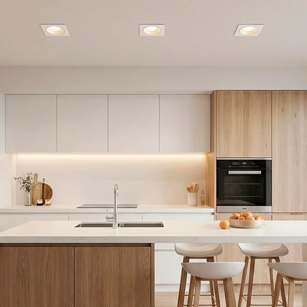 фото Светильник светодиодный квадратный S2910 90*90*45mm COB Led 1* 5W 4000K. Цвет: белый