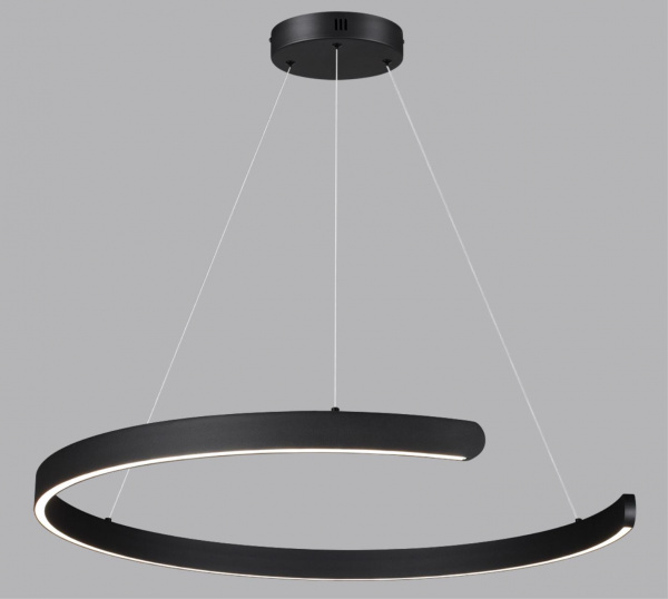 фото Чёрный Светильник подвесной LED 57W 3000/4000/6000К 220V INDIE LEDIO, арт. 6534/57L