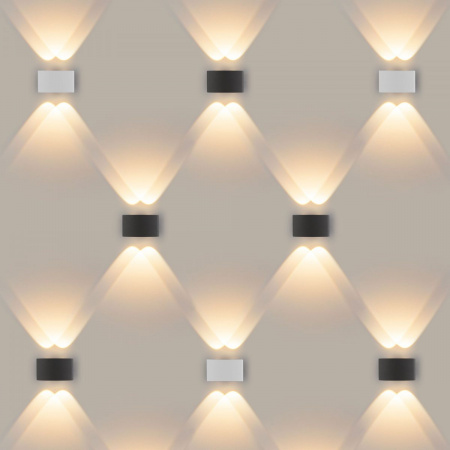 фото Пылевлагозащищенный светодиодный светильник Twinky Double серый IP54 1555 Techno LED