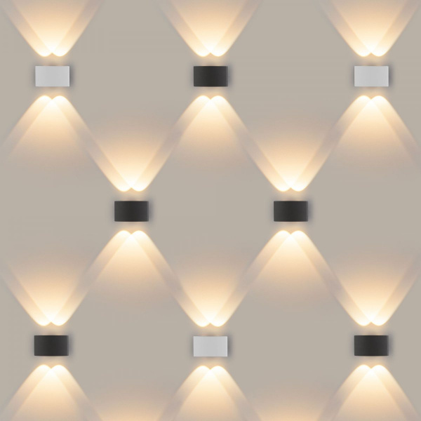фото Пылевлагозащищенный светодиодный светильник Twinky Double серый IP54 1555 Techno LED