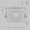 фото Встраиваемый светильник Maytoni Technical Atom DL024-2-01W, белый