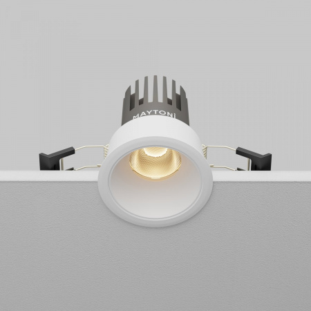 фото Встраиваемый светильник Maytoni Technical Dip DL123-10W-3K-W, белый