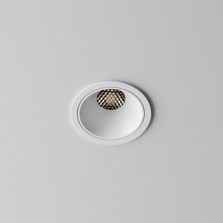 фото Встраиваемый светильник Maytoni Technical Alfa LED DL043-01-10W4K-RD-W-1, белый