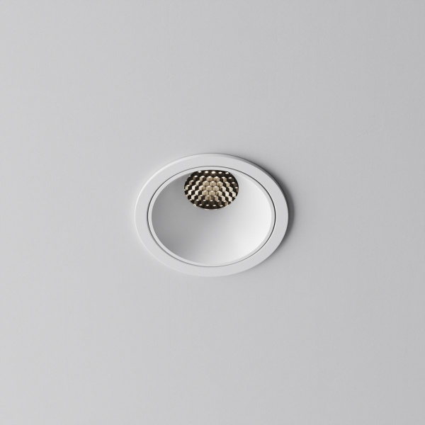 фото Встраиваемый светильник Maytoni Technical Alfa LED DL043-01-10W4K-RD-W-1, белый