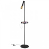 Торшер с полкой/USB, черный Odeon Light MEHARI, арт. 4240/1F