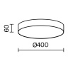 Потолочный светильник Maytoni Technical Zon C032CL-45W4K-RD-W, белый