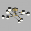 фото Золотой/черный, металл Светильник потолочный GX53 LED 8*7W 220V LENIANA COMFI, арт. 8307/8C