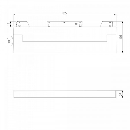 фото Умный трековый светильник 18W 2700-6500K Dim Kos Slim Magnetic 85083/01