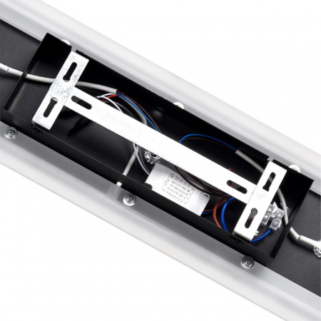 фото Черный/дерево, металл/МДФ Настенный светильник GU10 LED 3*10W + LED 20W 4000K 220V PINE LEDIO, арт. 8025/20WL