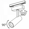 фото Трековый светильник Maytoni Technical Focus LED TR019-2-10W3K-B, черный