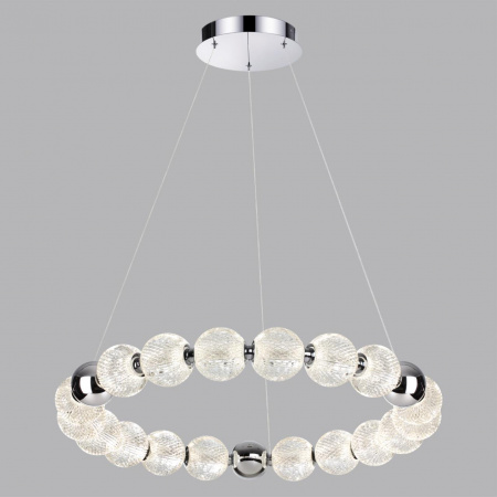 фото Хром/металл/акрил Люстра LED 60W 4000K 4987лм CRYSTAL L-VISION, арт. 5007/60L