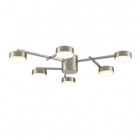 фото Никель, металл Люстра потолочная LED GX53 6*7W 220V DABRA COMFI, арт. 8115/6C