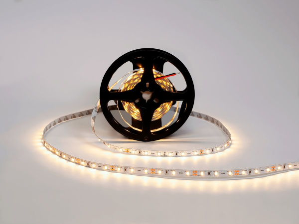 Светодиодная лента 2835, 60 LED/м, 4,8 Вт/м, 12В, IP20, 3M, Цвет: Теплый белый, SWG260-12-4.8-WW-M, катушка 5 м