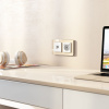 фото Рамка из стекла на 2 поста Elite айвори W0022443