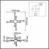 фото Белый, металл/акрил Светильник потолочный GX53 LED 8*7W 220V BENUA COMFI, арт. 8305/8C