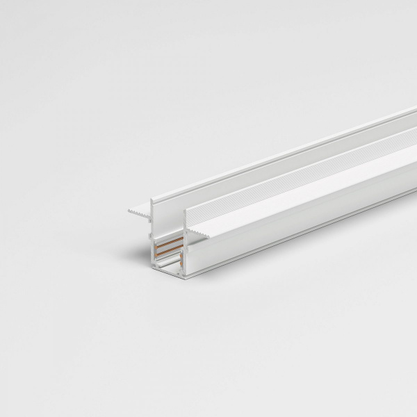 фото Slim Magnetic Шинопровод встраиваемый под ГКЛ 9,5мм белый (2м) 85209/00