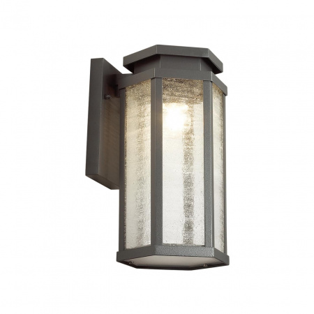 фото Темно-серый/белый Уличный настенный светильник IP44 E27 100W 220V GINO NATURE, арт. 4048/1W